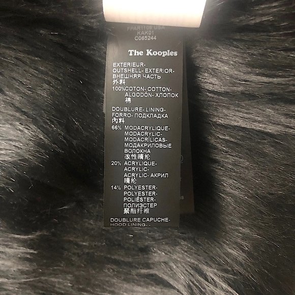 NWT The Kooples Faux Fur Lined Hooded Parka - Picture 10 of 10